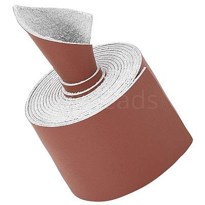 Flat Microfiber Imitation Leather Cord LC-WH0006-07D-04-1