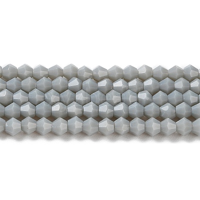 Opaque Solid Color Imitation Jade Glass Beads Strands LS-GLAA-F029-P4mm-14-1