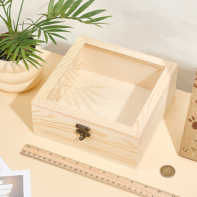 Wooden Storage Boxes WOCR-CL0001-01B-1