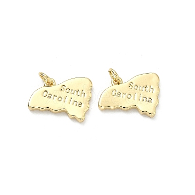 Brass Pendants KK-D229-22P-G-1