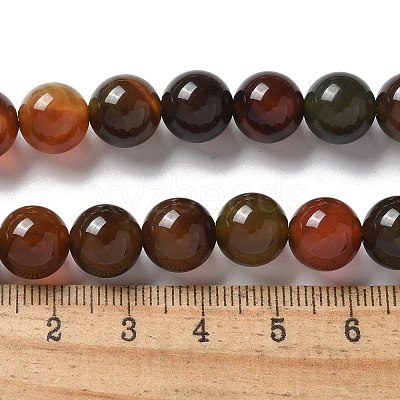 Natural Agate Beads Strands G-NH0001-G09-01-1