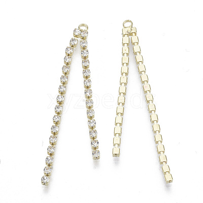 Brass Cup Chains Tassel Big Pendants PALLOY-S177-72LG-1