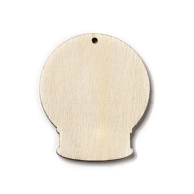 Single Face Printed Wood Pendants LS-WOOD-H102-02I-1
