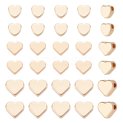 60Pcs 3 Style Brass Beads KK-AR0003-31-1