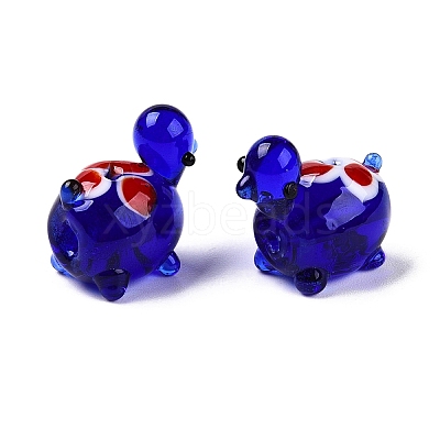 Handmade Lampwork Beads Strands LAMP-N024-36B-1