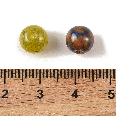 Baking Paint Glass Beads DGLA-G004-02A-1