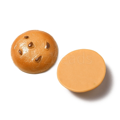 Opaque Resin Biscuits Cabochons RESI-WH0035-41C-1