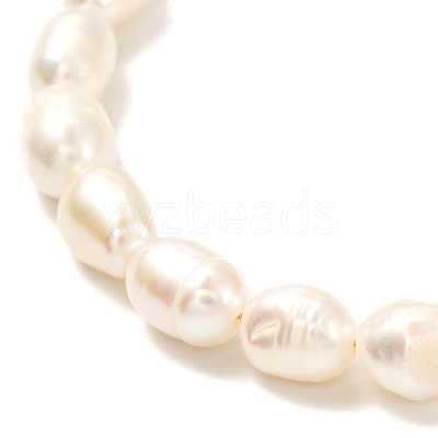 Vintage Natural Pearl Beaded Necklace for Birthday Mother's Day Gift NJEW-JN03680-1