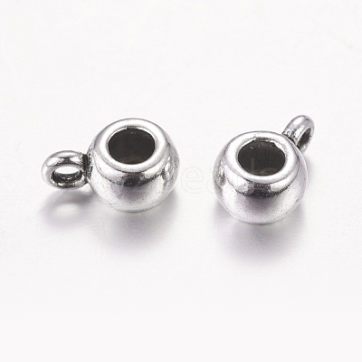 Tibetan Silver Drum Pendant Hanger AB017H-NF-1