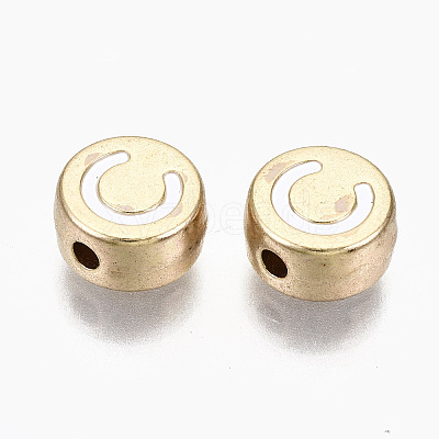Alloy Enamel Beads X-ENAM-S122-029C-RS-1