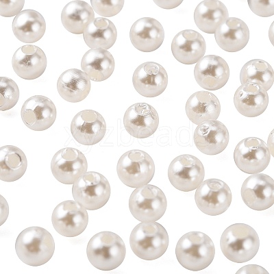 Imitation Pearl Acrylic Beads PL613-1-1