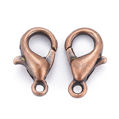 Zinc Alloy Lobster Claw Clasps E103-NFR-1