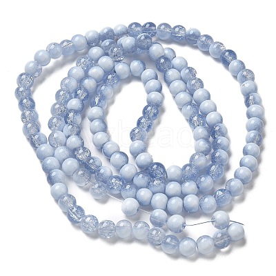 Crackle Glass Beads X1-GLAA-U001-6mm-14-1