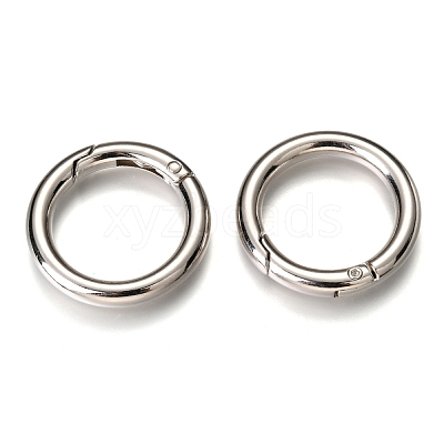 Zinc Alloy Spring Gate Rings X-PALLOY-C100-01P-02-1