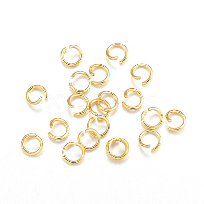 304 Stainless Steel Open Jump Rings X-STAS-F084-27G-1