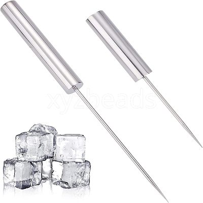 2Pcs 2 Style 201 Stainless Steel Ice Pick TOOL-UN0001-14-1