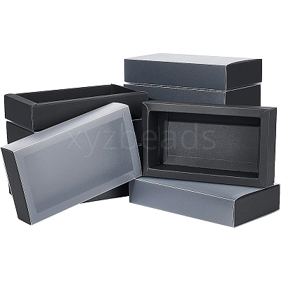 Rectangle Kraft Paper Box CON-WH0085-28A-01-1