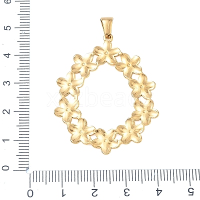 304 Stainless Steel Pendants STAS-F355-03G-1