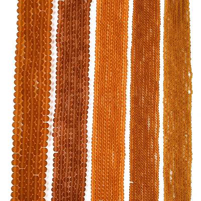 Transparent Glass Beads Strands EGLA-A044-T4mm-MD04-1