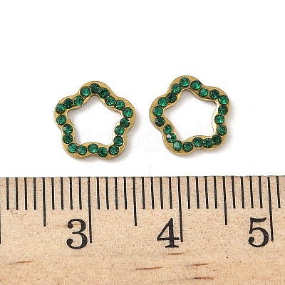 304 Stainless Steel Rhinestone Cabochons STAS-A057-04G-A01-1