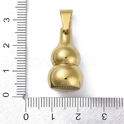 Ion Plating(IP) Openable 304 Stainless Steel Urn Ashes Pendants STAS-D097-15G-1