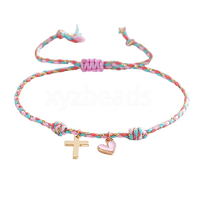 Brass Charm Bracelets LU5248-5-1