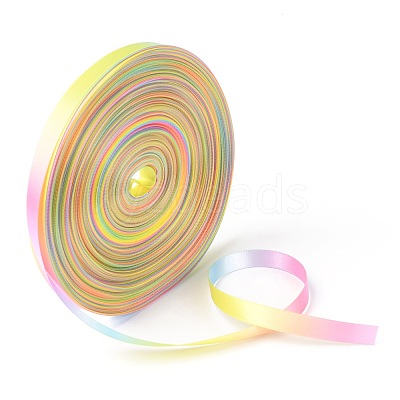 Rainbow Gradient Polyester Ribbon OCOR-G008-01B-1
