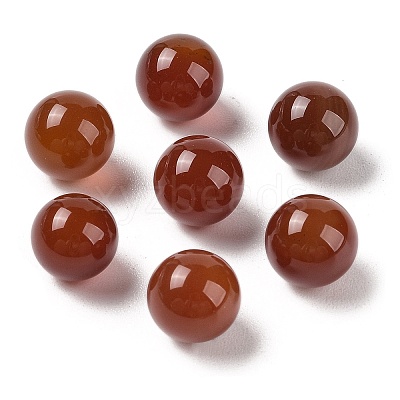 Natural Carnelian No Hole Sphere Beads G-K353-04A-29-1