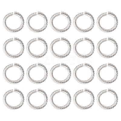 Non-Tarnish 304 Stainless Steel Open Jump Rings STAS-G224-23S-03-1