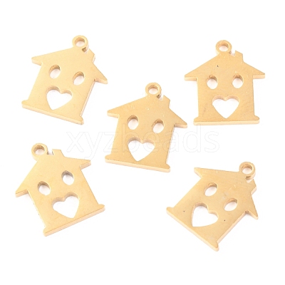 304 Stainless Steel Charms STAS-O142-29G-1