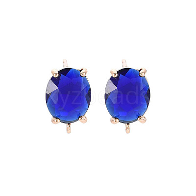 Brass Stud Earring Findings KK-S364-163-1
