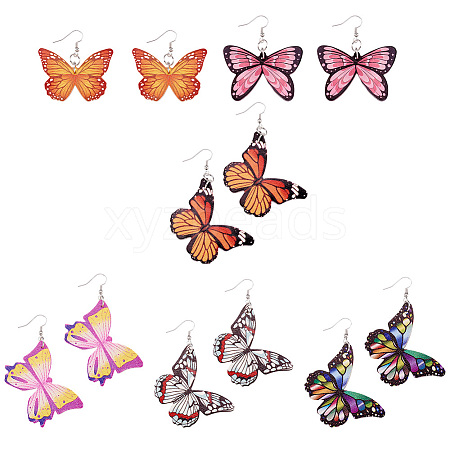  Butterfly Earring Making Kit FIND-TA0002-67-1