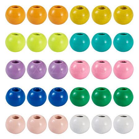 100Pcs 10 Colors Spray Painted Alloy Beads FIND-TA0003-08-1