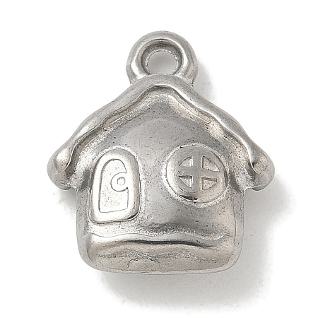 Anti-Tarnish 304 Stainless Steel Pendants STAS-Q334-11P-1