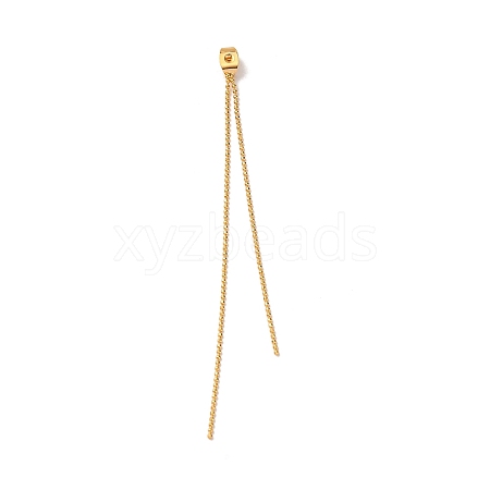 Brass Ball Chain Ear Nuts KK-G510-18G-1