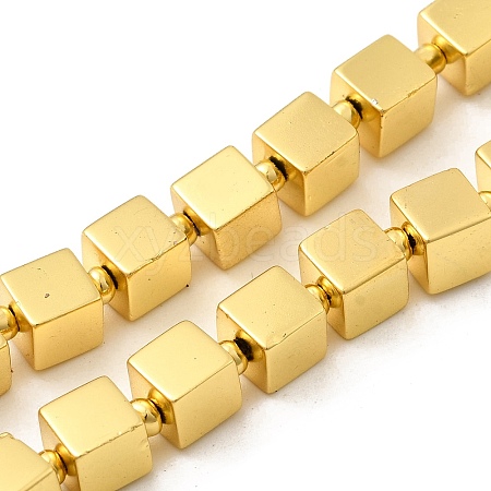 Electroplate Glass Beads Strands EGLA-F166-03A-G-1