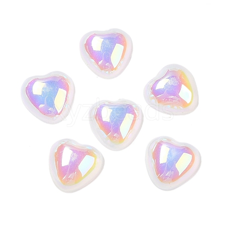 UV Plating Acrylic Cabochons OACR-H121-01A-1