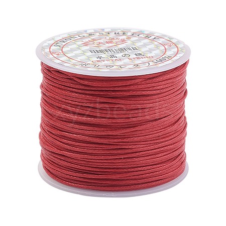Red Korean Cotton Waxed Cord String Cord X-YC-D002-10-1