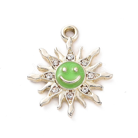 Alloy Enamel Pendants ENAM-P245-01G-04-1