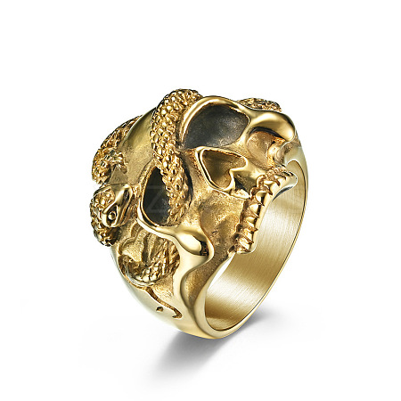 Retro Zinc Alloy Finger Rings for Men WGDA172-02-1
