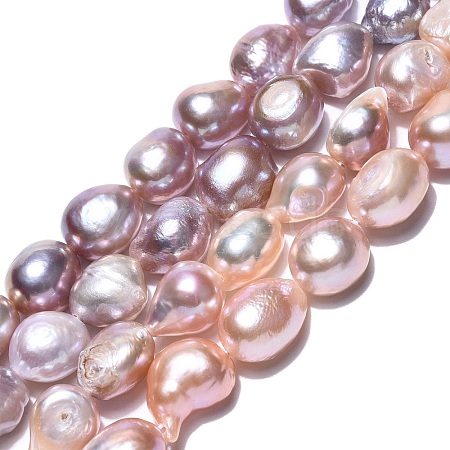 Natural Cultured Freshwater Pearl Beads Strands PEAR-N014-08D-02-1