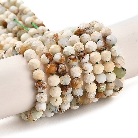 Natural Green Opal Beads Strands G-Z035-A02-03A-1