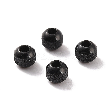 Textured 304 Stainless Steel Beads Ion Plating(IP) STAS-P306-01A-EB-1