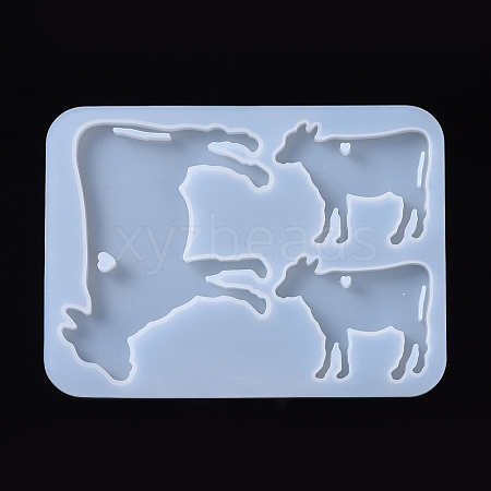 Cattle Pendant Silhouette Silicone Molds DIY-I026-17-1