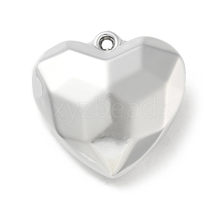Plating Acrylic Pendants PACR-Q008-11S-1