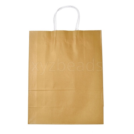 Pure Color Kraft Paper Bags LS-AJEW-G020-D-06-1