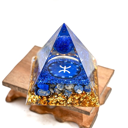 Constellation Orgonite Pyramid Resin Energy Generators PW-WG5E2FD-08-1