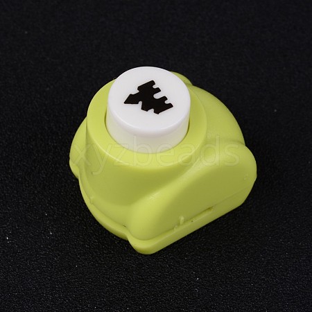 Random Single Color or Random Mixed Color Mini Plastic Craft Paper Punch Sets for Scrapbooking & Paper Crafts LS-AJEW-L051-17-1
