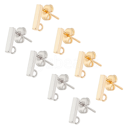 Unicraftale 304 Stainless Steel Stud Earring Findings STAS-UN0015-36-1