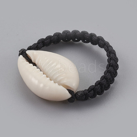 Cowrie Shell Rings RJEW-JR00242-1